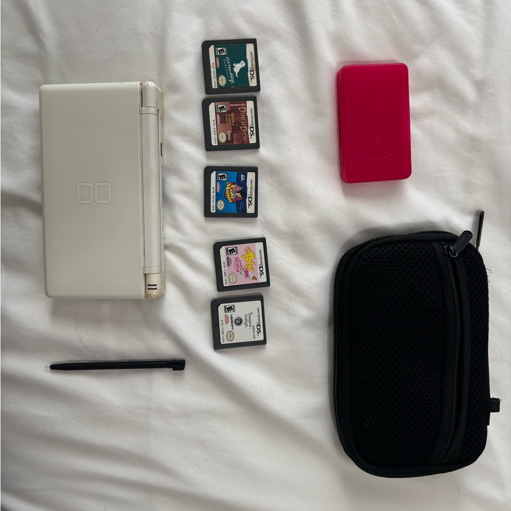 Nintendo DS Lite with Games and Accessories